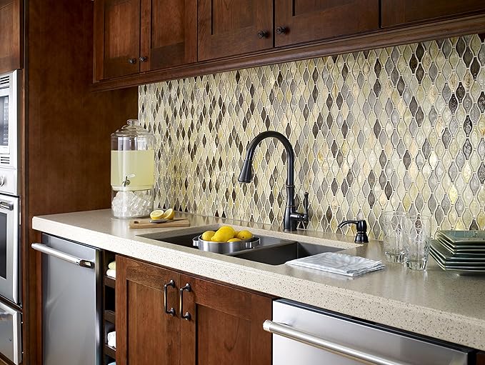 Pfister Wheaton Kitchen Faucet with Pull Down Sprayer and Soap Dispenser, Single Handle, High Arc, Tuscan Bronze Finish, GT529WH1Y