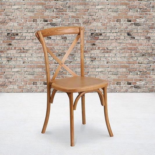 Flash Furniture HERCULES Series OAK Cross Back Chair