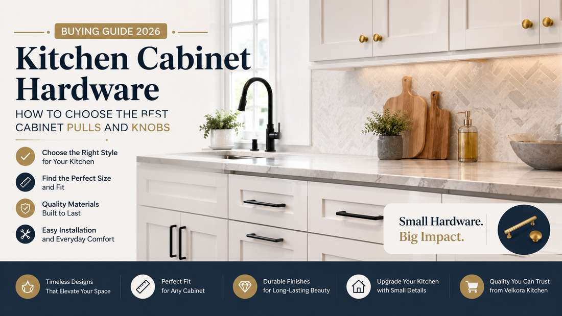 Kitchen Cabinet Hardware Buying Guide: How to Choose the Best Cabinet Handles and Knobs in 2026