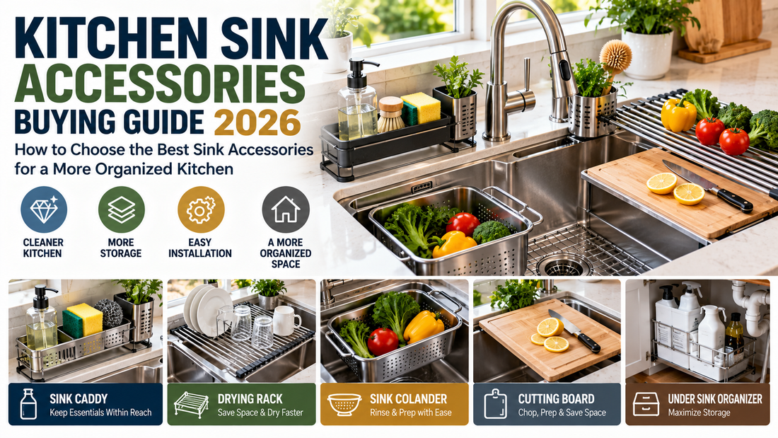 Kitchen Sink Accessories Guide 2026 | Best Sink Organizers