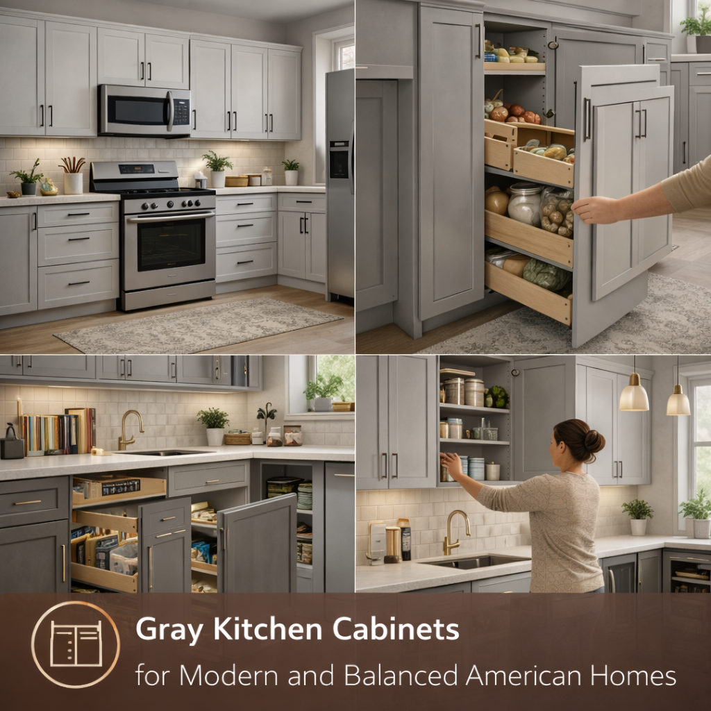Gray Kitchen Cabinets