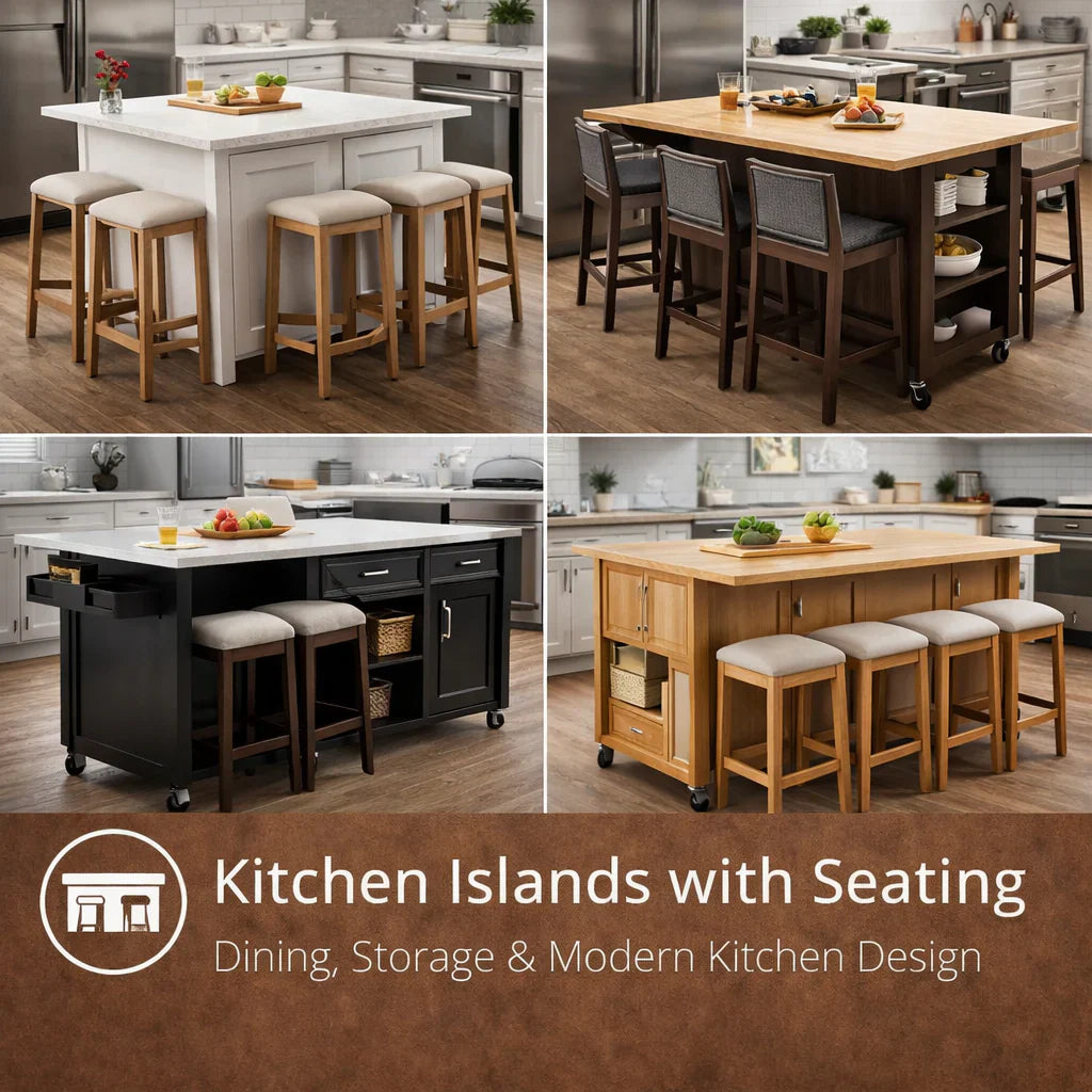 Kitchen Islands with Seating