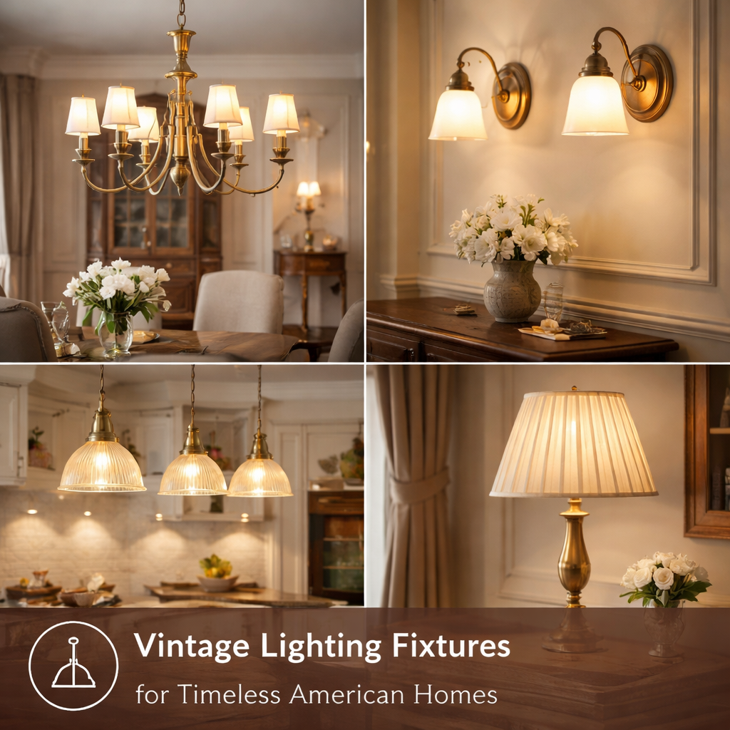 Vintage Lighting Fixtures for Timeless American Homes