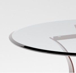 Custom Oval Tempered Glass Table Top – 1/2 Inch Thick – Beveled Edge – Made to Size – Replacement Glass for Coffee and Dining Tables
