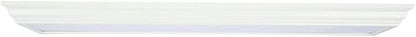Lithonia Lighting Cambridge 4 Foot LED Kitchen Light Fixture, Linear Flush Mount Ceiling Light Fixture, 4000K Cool White, 3300 Lumens, 120 Volts, 39 Watts, Damp Listed, White (FMFL 30840 CAML WH)