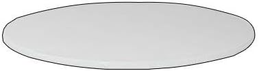 Kwik-Covers 36" Round Fitted Plastic Table Covers, Bundle of 5 (White)