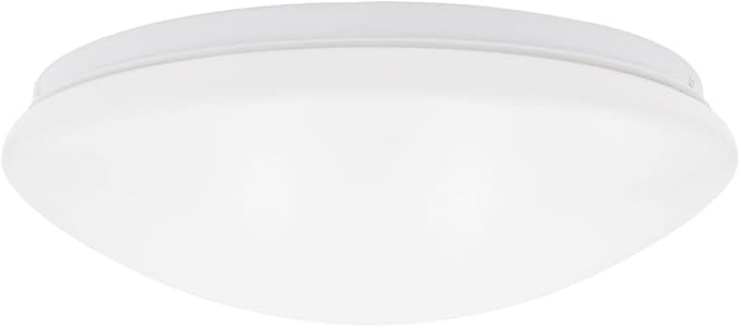 Maxxima 14 in. LED Flush Mount Ceiling Mushroom Light Fixture - Indoor Dimmable Dome Light, 3000K Warm White, 1600 Lumens, Ideal for Bedroom, Kitchen, and Entryway