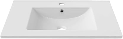36" Ceramic Vanity Sink Top