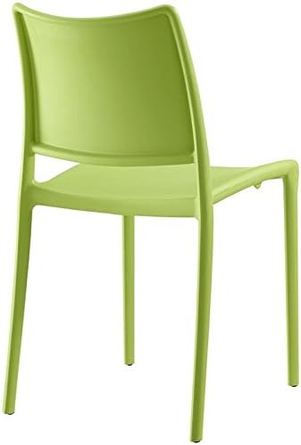 Green chair on a white background