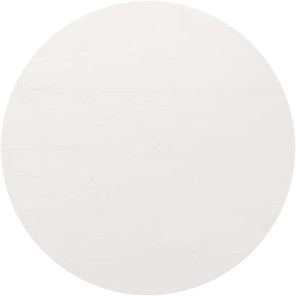 White round object on a white background