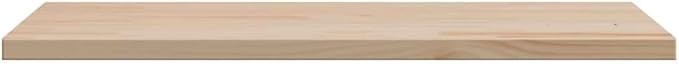 Rustic Pine Table Top 3-Pack, 31.5"x18.5"x0.7" Solid Wood Slab, Untreated Butcher Block Desktop for Standing Desk, Dining, Kitchen Island, Workbench, Coffee Bar, Indoor Projects
