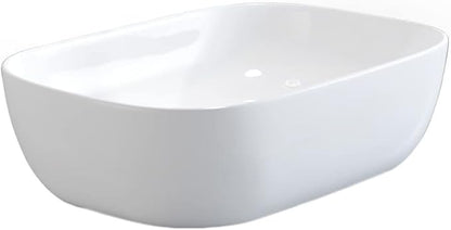 White ceramic sink on a white background