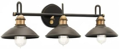 Kichler Lighting Clyde 26.25" 3 Light Vanity Light in Olde Bronze®