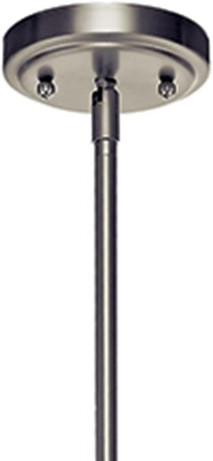 Kichler Everly 22.75" 3 Light Bell Pendant Clear Seeded Glass Olde Bronze®