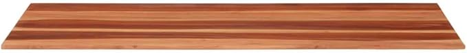 Solid Acacia Wood Table Top 55.1 x 23.6 Inches, Rectangular Desktop Replacement for Dining Room Desk Kitchen Cafe Workstation Brown