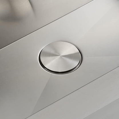 SHACO 33 Inch Stainless Steel Farmhouse Sink, 33x20 Single Bowl Ledge Workstation Flat Apron Front Farm Kitchen Sink with Cutting Board, Brushed Nickel