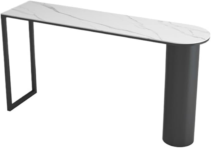 Pub Tables Light Luxury Rock Slab Bar Table Home Island Modern Pub Height Table for Kitchen & Dining, Living Room Counter Table(XXL)