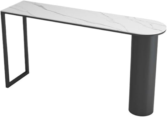 Pub Tables Light Luxury Rock Slab Bar Table Home Island Modern Pub Height Table for Kitchen & Dining, Living Room Counter Table(Medium)