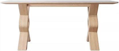 ULTRAWAVE Dining Table Nordic Restaurant Island Table Solid Wood Rectangular Dining Table Home Office Desk Kitchen Tables