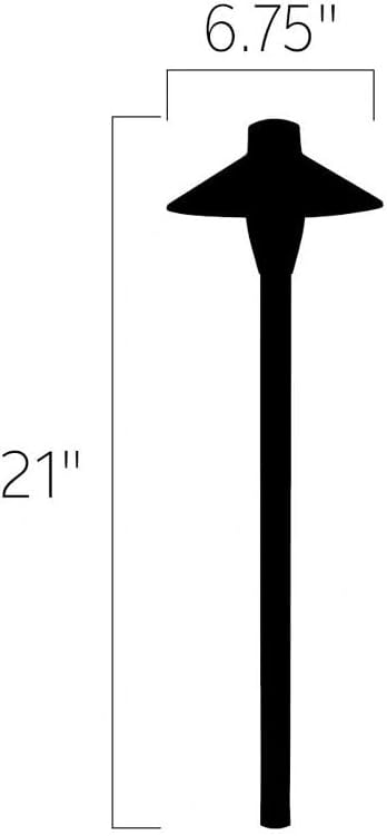 Kichler 12V 6.75" Path Light Textured Black