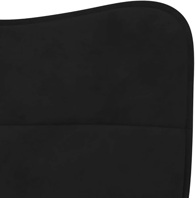 Modern Black Velvet Dining Chairs Set of 2 with Padded Armrests and Tapered Legs Ergonomic Design for Dining Room Kitchen and Comedor