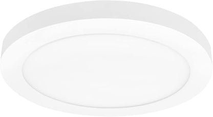 Maxxima 15 in. LED Flush Mount Ceiling Light Fixture, 2100 Lumens, 5 CCT 2700K-5000K, Round Color Selectable Panel Light, Dimmable