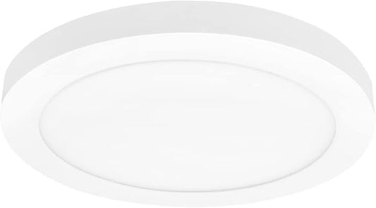 Maxxima 15 in. LED Flush Mount Ceiling Light Fixture, 2100 Lumens, 5 CCT 2700K-5000K, Round Color Selectable Panel Light, Dimmable
