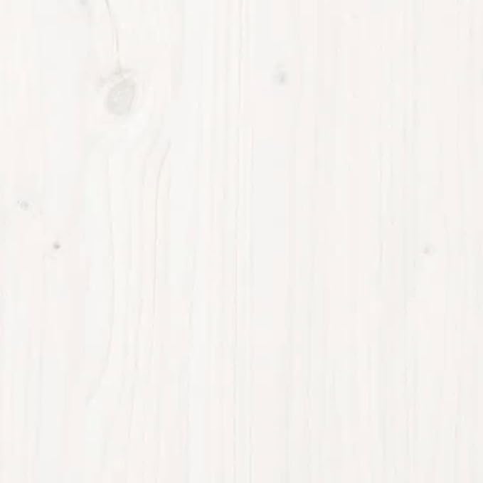 White Square Bar Table 23.6x23.6x43.3 in Solid Pine Wood Matte Finish Indoor/Outdoor High Top Dining Piece for Kitchen Bistro Patio