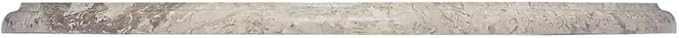 Grey Marble Table Top 20 inch Round Natural Stone Dining Surface, Modern Elegance for Coffee or Dining Tables, Easy-Clean Solid Slab for Living Room Kitchen Studio Apartment
