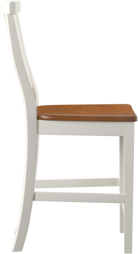 homestyles Americana Off-White Counter Stool