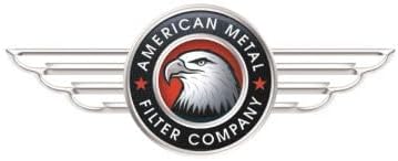 American Metal Filter Company Aluminum Grease Range Hood Filter - 8-3/4" x 10-1/2" x 3/8" - RF200 Compatible - Reusable - 2 Pack