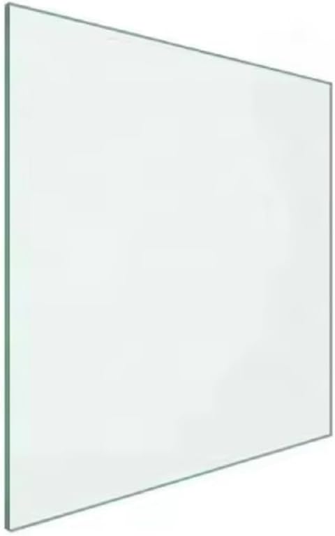 22" Square Tempered Glass Table Top, Clear Surface 1/4" Thick Flat Polished Edge for Furniture Protection Patio Dining Coffee End Tables (22 inch)