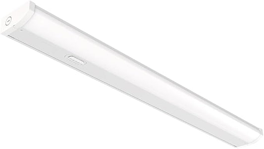 Juno UCES 24 Inch LED Under Cabinet Lighting, LED Kitchen Cabinet Light Fixture Hardwired, Dimmable, Damp Rated, Selectable Soft, Warm, Neutral, Cool, Daylight White Light (UCES 24IN SWW5 90CRI WH M6)