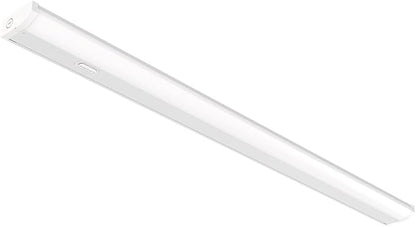 Juno UCES 36 Inch LED Under Cabinet Lighting, LED Kitchen Cabinet Light Fixture Hardwired, Dimmable, Damp Rated, Selectable Soft, Warm, Neutral, Cool, Daylight White Light (UCES 36IN SWW5 90CRI WH M6)