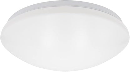 Maxxima 14 in. LED Flush Mount Ceiling Mushroom Light Fixture - Indoor Dimmable Dome Light, 3000K Warm White, 1600 Lumens, Ideal for Bedroom, Kitchen, and Entryway