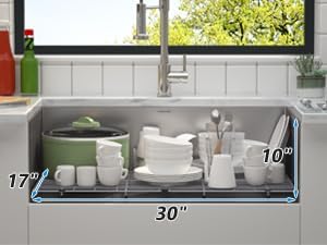 MENSARJOR Undermount Kitchen Sink, 304 Stainless Steel Round Corner Single Bowl Deep Kitchen Sinks, 10-inch Deep Large Bar Sink, 32"X19"Inch