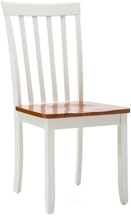 Bloomington Dining Chairs, Set of 2 - White/Honey Oak