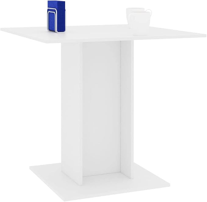 Chipboard Dining Table Sleek Modern Minimalist Home Kitchen Dinner Table Bistro Table Multifuntional Table for Living Room, Dining Room, Home Office 31.5"x31.5"x29.5"