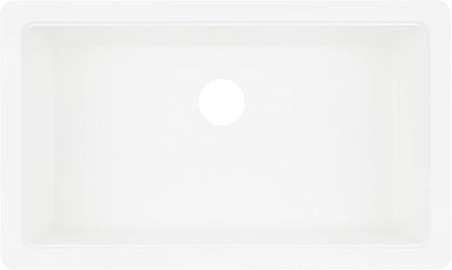 Signature Hardware 454480 Totten 33" Farmhouse Single Basin Granite Kitchen Sink