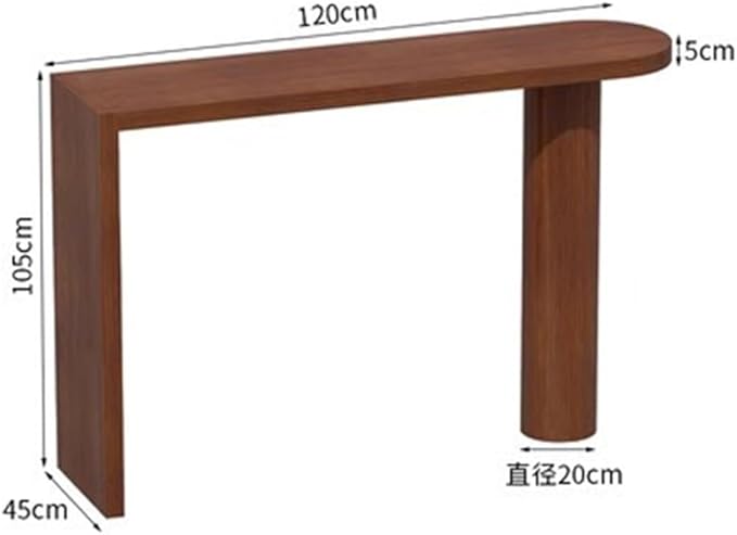 Pub Tables Modern Wooden Island Bar Table Home High Foot Long Kitchen Dining Table for Narrow Spaces Counter Table(Medium)