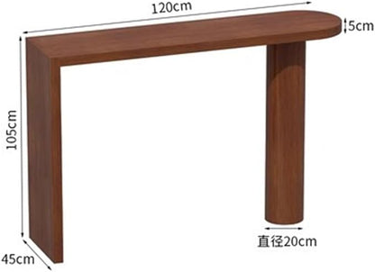 Pub Tables Modern Wooden Island Bar Table Home High Foot Long Kitchen Dining Table for Narrow Spaces Counter Table(Medium)