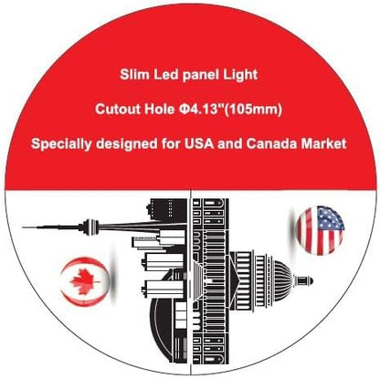 4 Pack Black 4-inch 5 CCT Gimbal LED Recessed/Downlight Color Selectable 2700K/3000K/3500K/4000K/5000K 800Lm 9W 120V Dimness Adjustable LED Lights