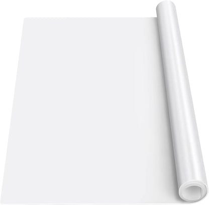 Silicone Mats for Kitchen Counter, Nonslip Silicone Mats for Crafts Countertop Protector Heat Resistant Mat (78.7” x 24” x 0.08”, Translucent)