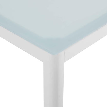 Modway EEI-3576-WHI Raleigh Dining Table, White, 35.5 x 59 x 29