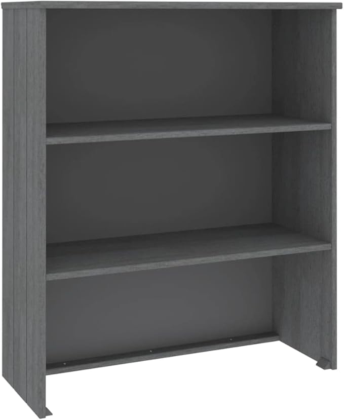 Dark Grey Highboard Top 13.8x33.5x39.4 inches, Pine Wood & MDF Buffet Cabinet with Shelves, Rustic Coffee Bar Storage for Living Room, Dining Room and Kitchen