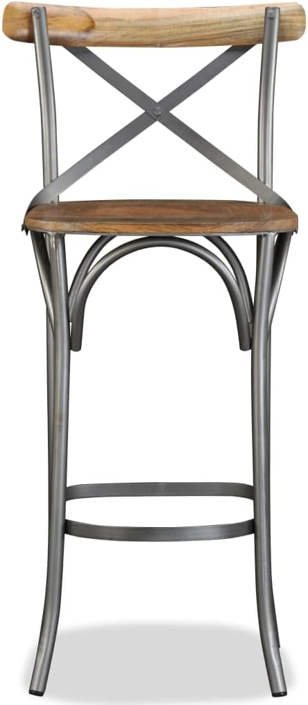Bar Stool Kitchen Island Height, Stools Brown Mango Wood, Swivel Barstools Steel Set, Dining Chairs Counter