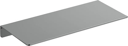 Danpoo Metal Wall Shelf, Small Floating Shelf Bathroom Wall Shelf, 12" Display Shelves for Wall Storage, Grey