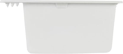 Signature Hardware 447666 Totten 33" Drop In or Undermount Single Basin Granite Composite Kitchen Sink