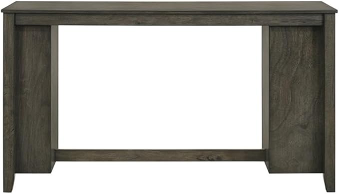 New Classic Furniture Churon 3-Piece Gathering Bar Table with Two Stools, Grey