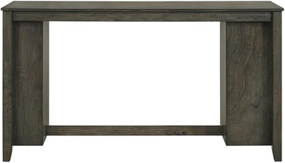 New Classic Furniture Churon 3-Piece Gathering Bar Table with Two Stools, Grey
